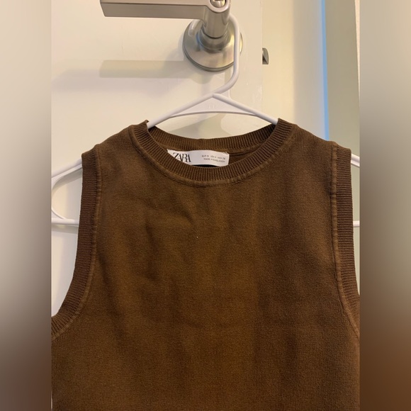 Brown Medium Zara Tank Top - Picture 3 of 4
